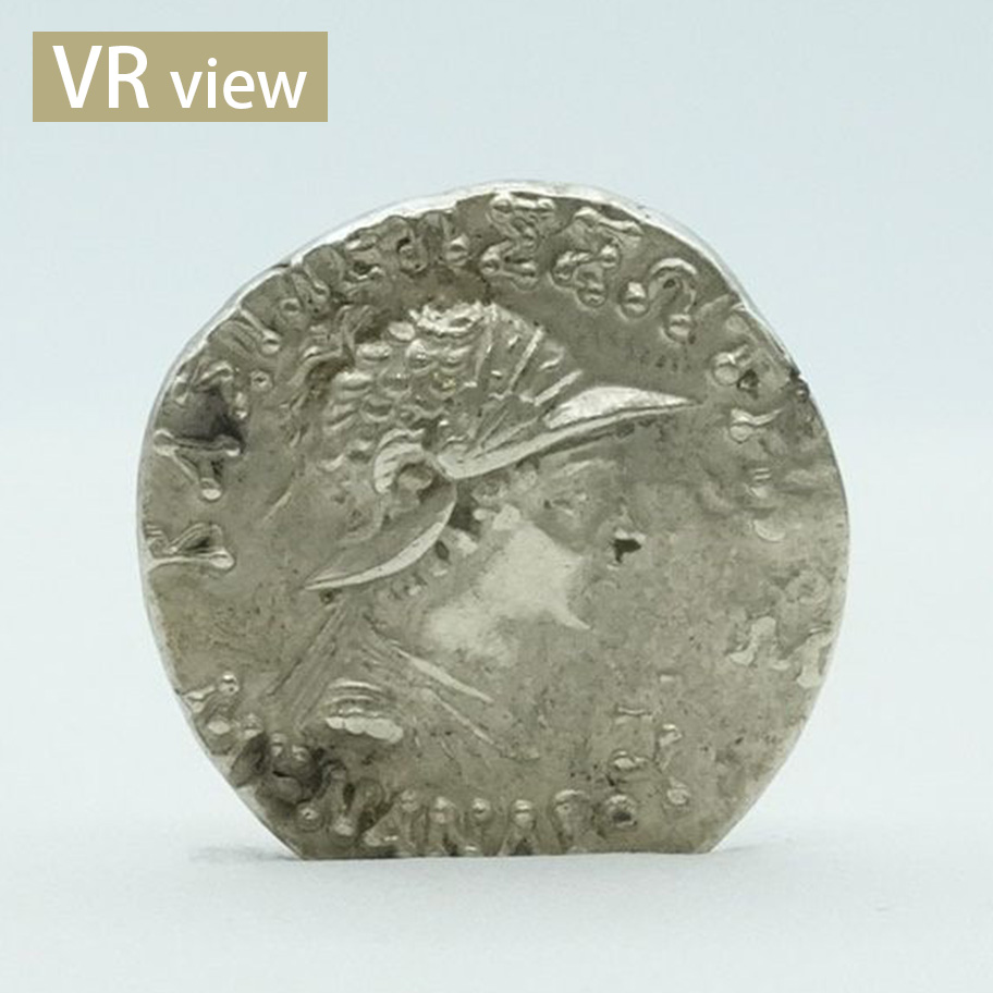 メナンドロス1世 銀貨（４ドラクマ）｜平山郁夫シルクロードコレクション